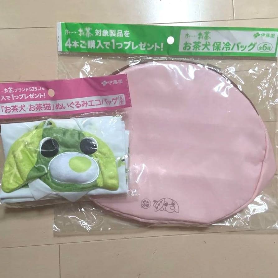 Amazon.co.jp: おーいお茶オリジナル お茶犬お茶猫ぬいぐるみエコ